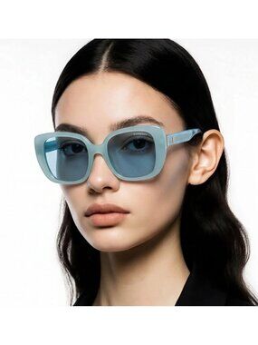 NEW AUTHENTIC Burberry Blue Women's Sunglasses BE4371 4086